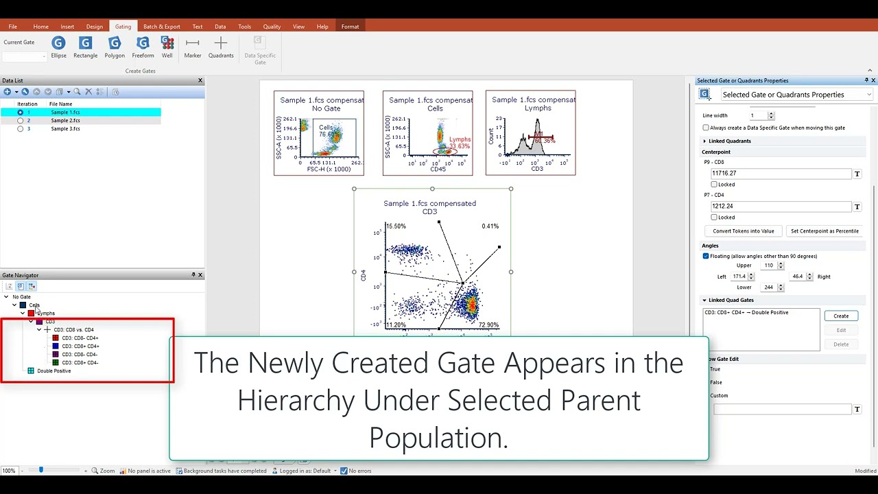 An Introduction to Creating Quadrant Gates in FCS Express Version 7