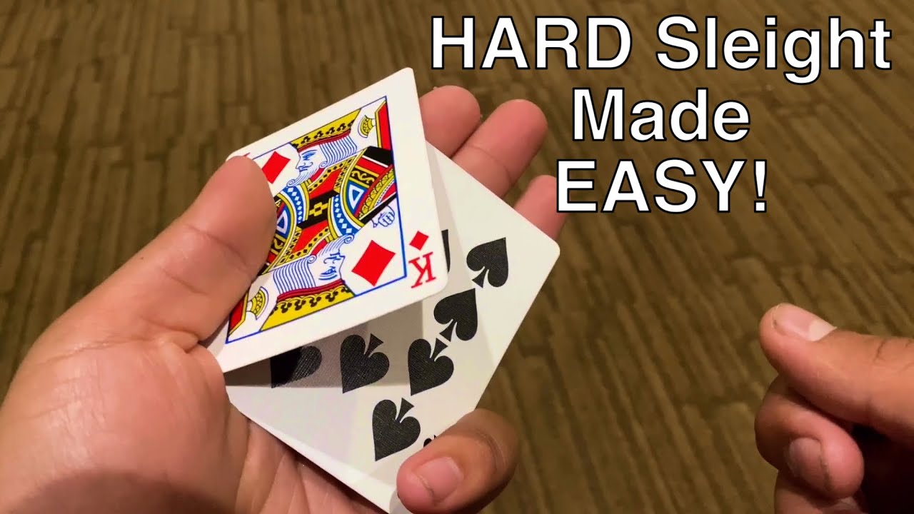 ONE-HANDED Bottom Palm! (Made EASY!)
