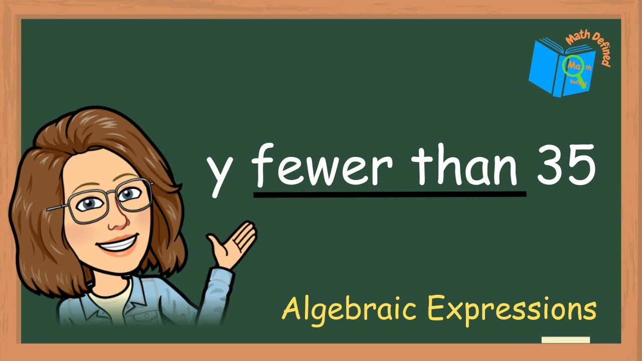 How To Write Algebraic Expressions and Phrases | Math Defined with Mrs. C