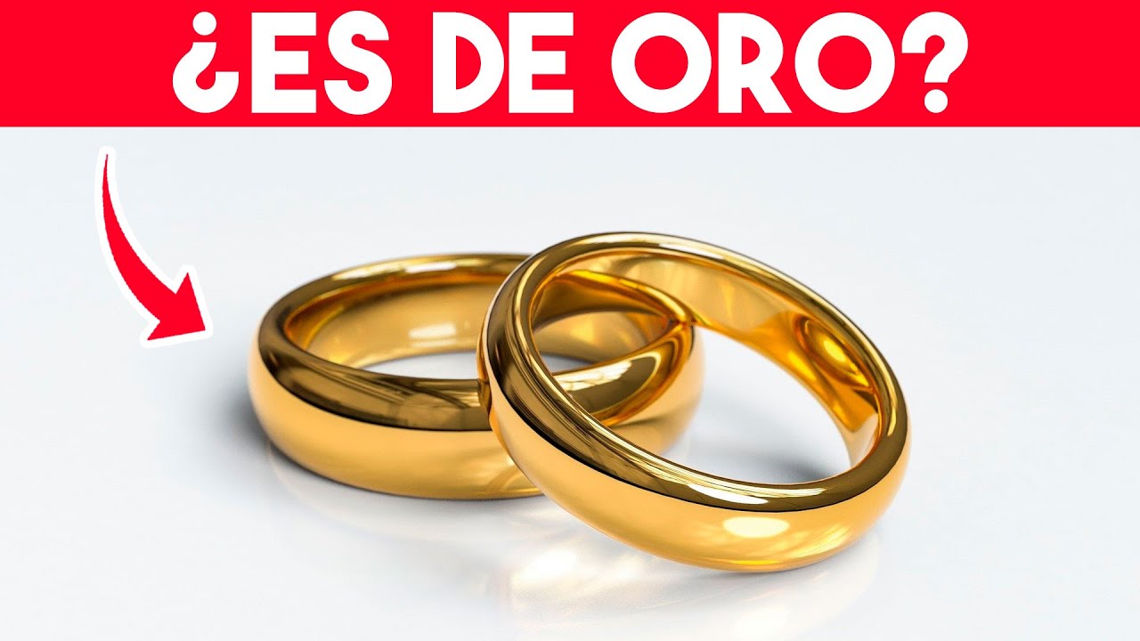 Como SABER si un ANILLO es de ORO (4 METODOS!)