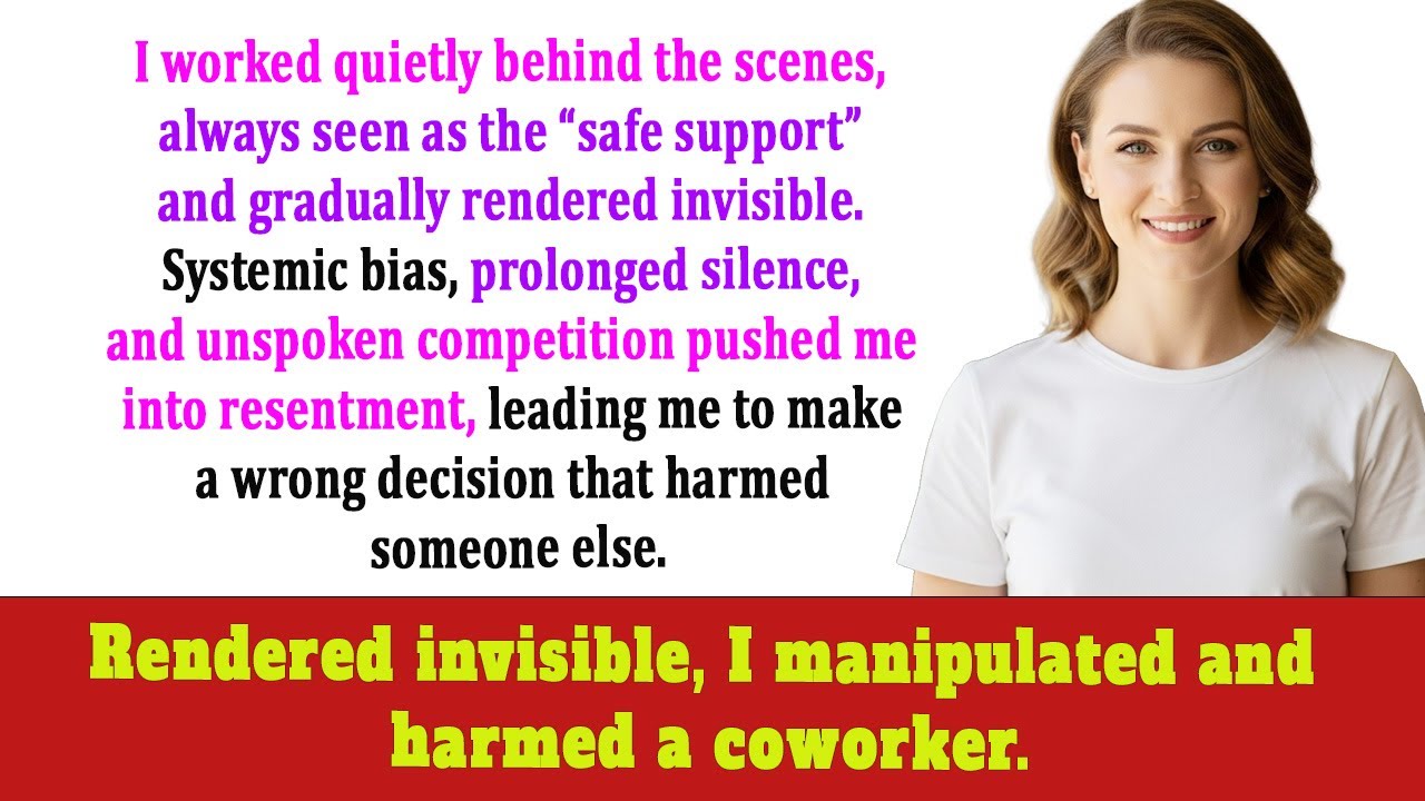 I Ruined a Better Coworker by Fabricating a Harassment Claim