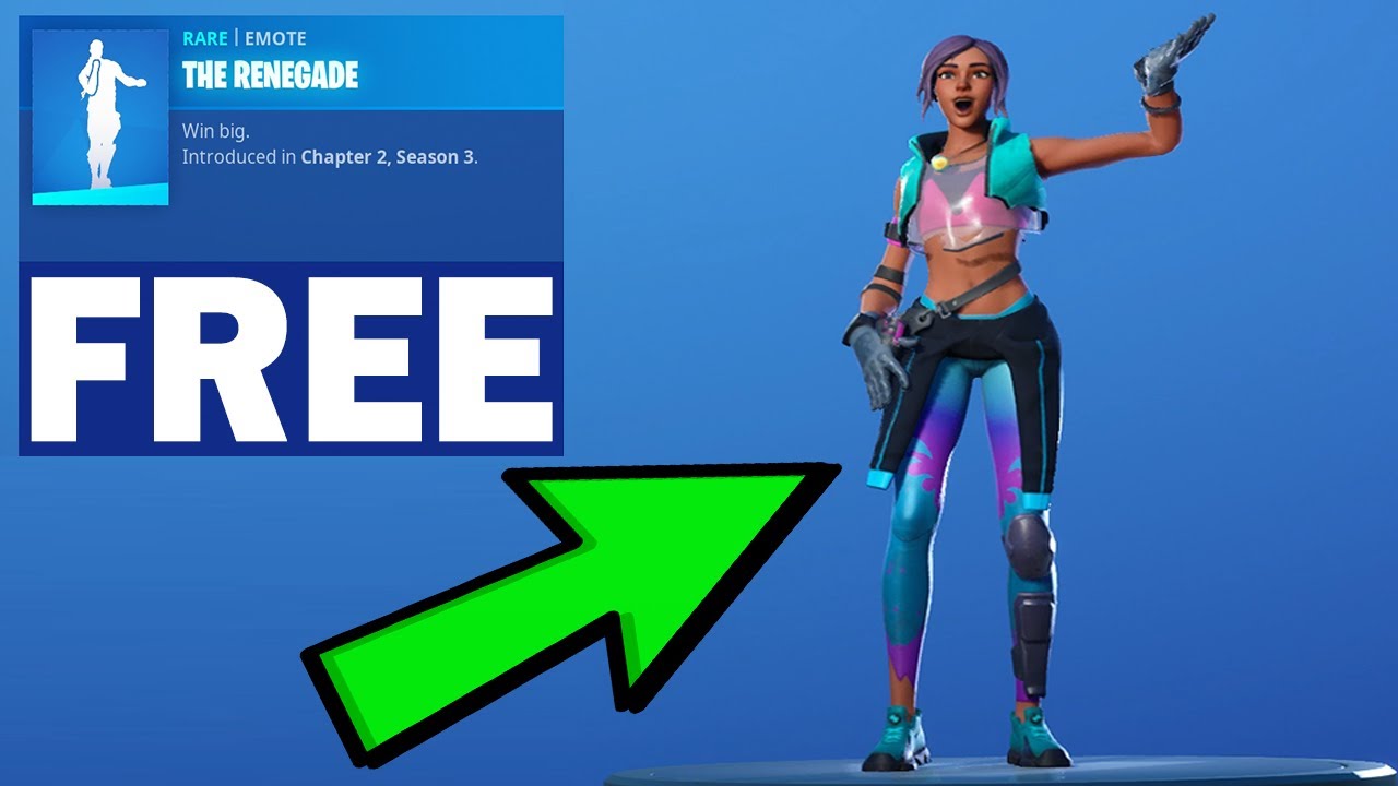 (PROOF!!) How To Get Renegade (New Renegade Emote) For FREE In Fortnite   Renegade Emote Glitch