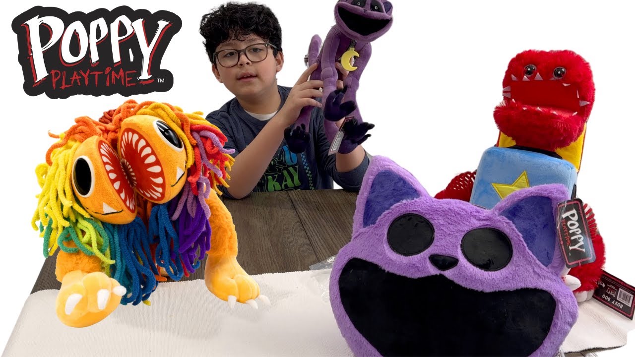 Official YARNABY PLUSH Plus BOXY BOO & CATNAP MEGA POPPY PLAYTIME Unboxing