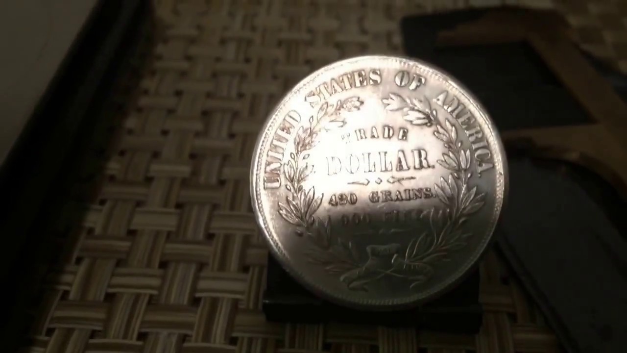 Platastacker Presents U.S. 1872 Replica Trade Dollar 18.1g ..1.5- Diameter 