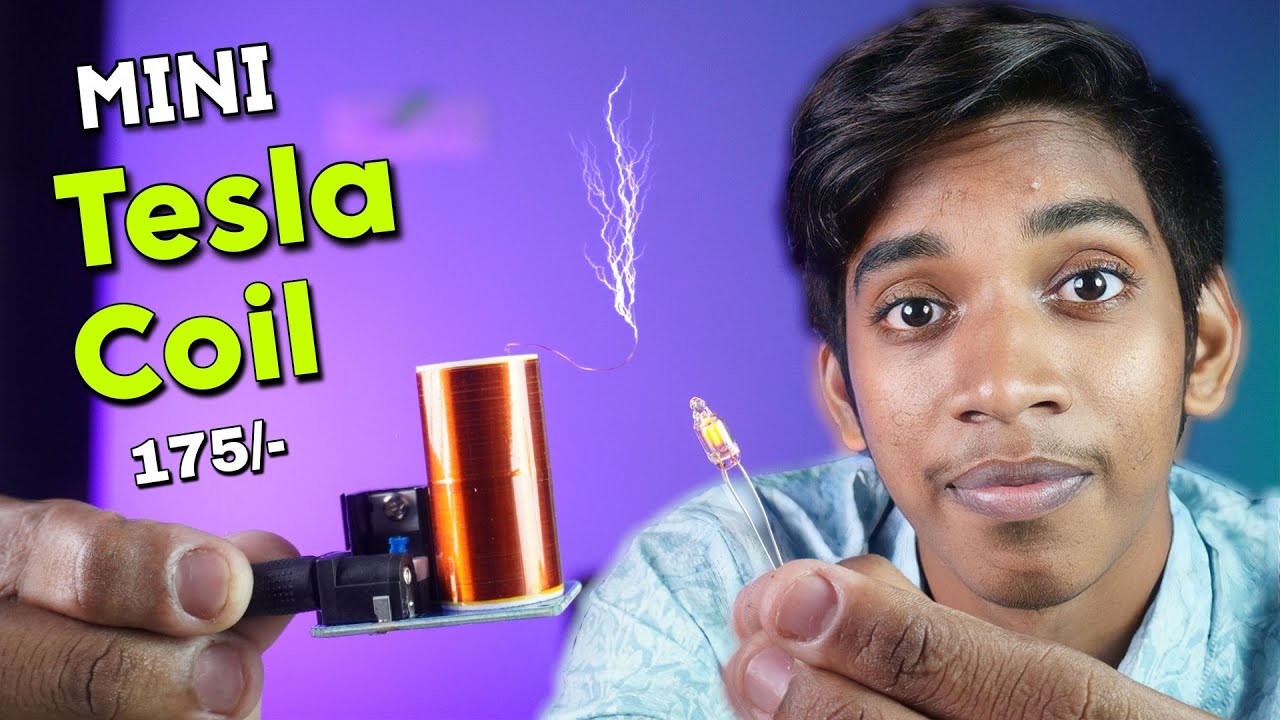 How To Make A Mini Tesla Coil In Telugu |  Telugu Experiments | Science Day Project | JLCPCB