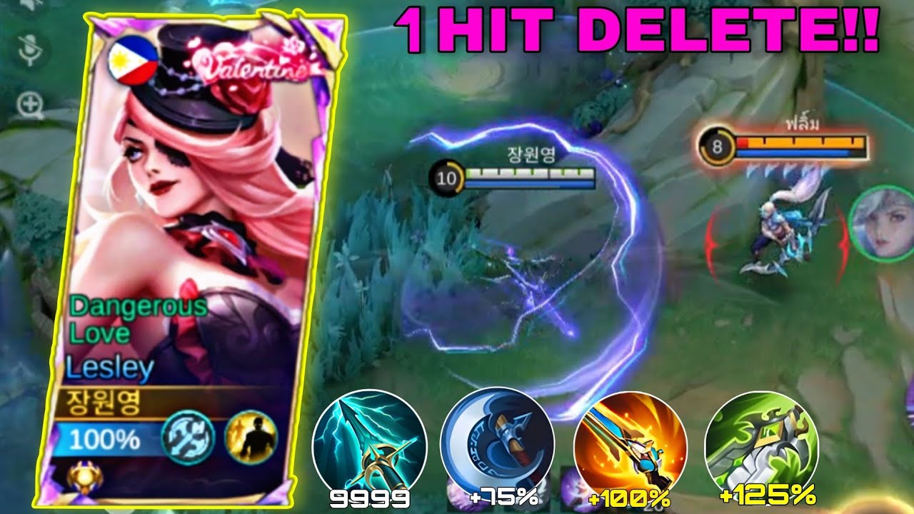 100% UNSTOPPABLE!! Lesley One HIT DELETE Build & Emblem - Build Top Global Lesley 2026 ~ MLBB