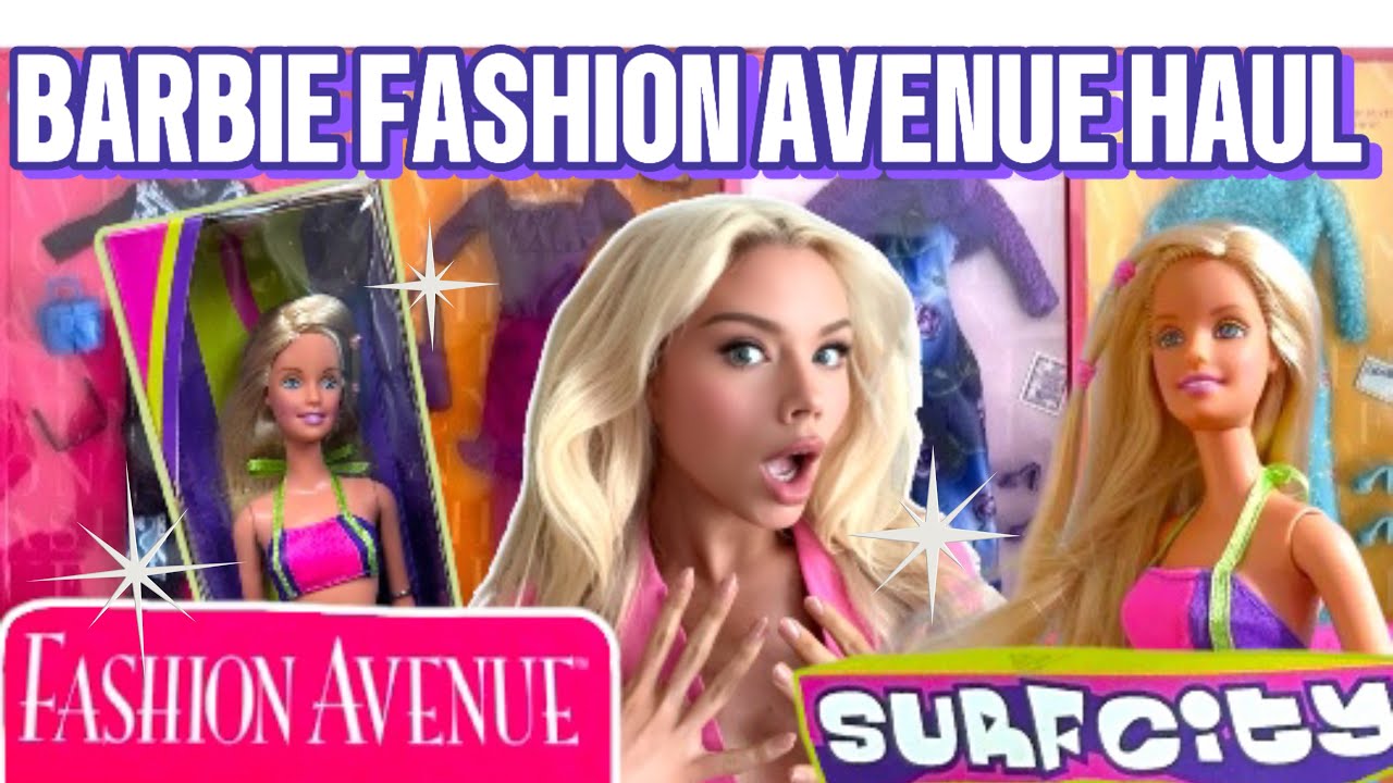 BARBIE FASHION AVENUE HAUL! SURF CITY BARBIE REVIEW! VINTAGE BARBIE FASHION HAUL!