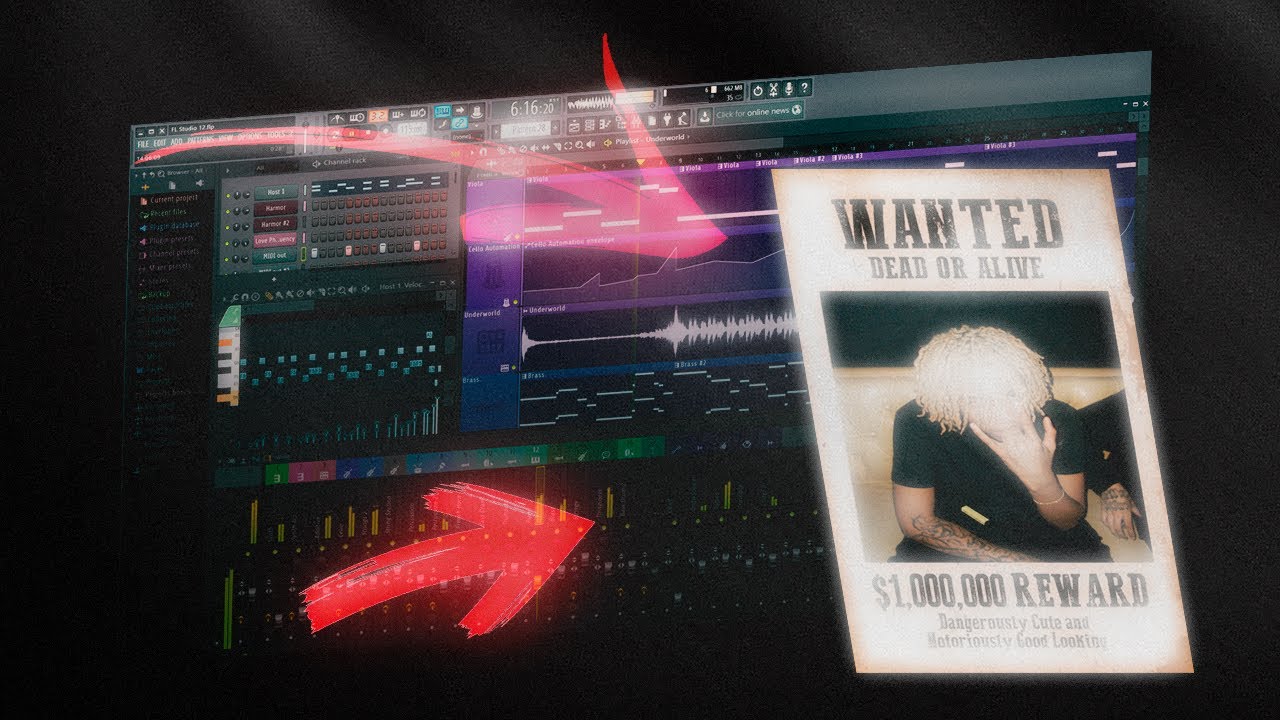 сделал бит для Rich Amiri за 5 минут...