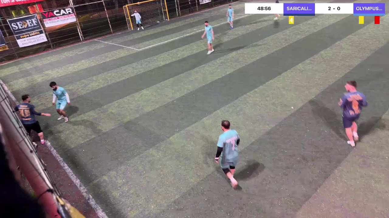 MİNİ FUTBOL ÇARŞAMBİYONLAR LİGİ 21.HAFTA KARŞILŞMASI
SARICALI FC VS OLYMPUS FC