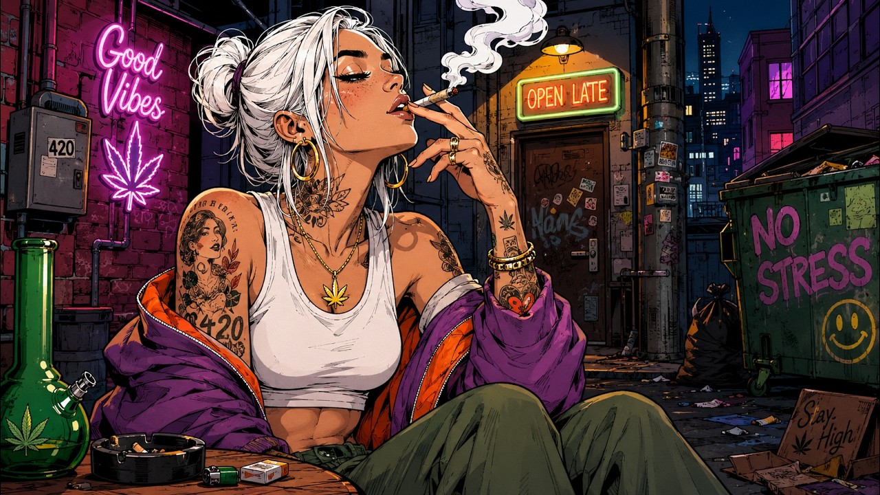 HIGH ENOUGH TO MISS NOBODY 💨 | Deep Emotional Stoner & 420 Blues Music Playlist | Kush Weed Therapy