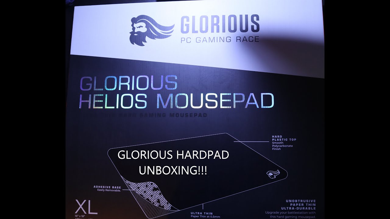 First impressions: Glorious Helios Mouse Pad Unboxing!