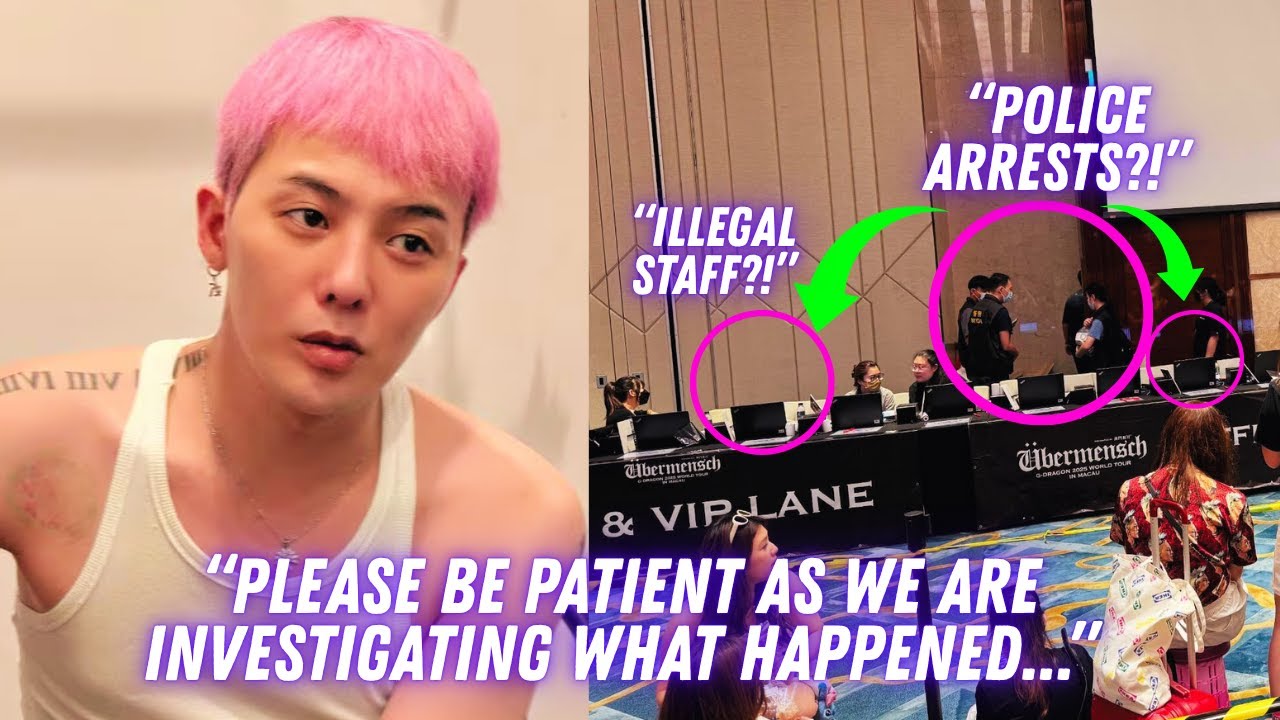 Macau Police Raid G-Dragon’s Concert Before The Show And Allegedly Arrest Staff Members