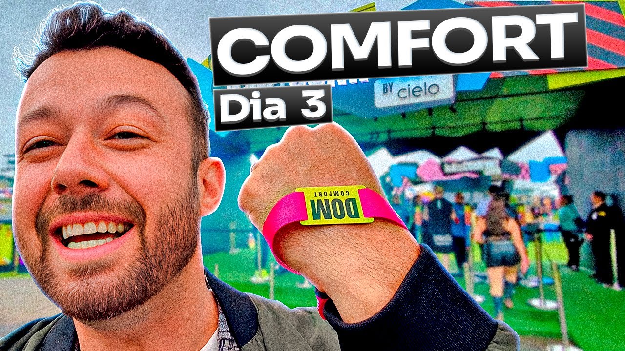 Como é o espaço COMFORT do LOLLAPALOOZA? | Dia 3