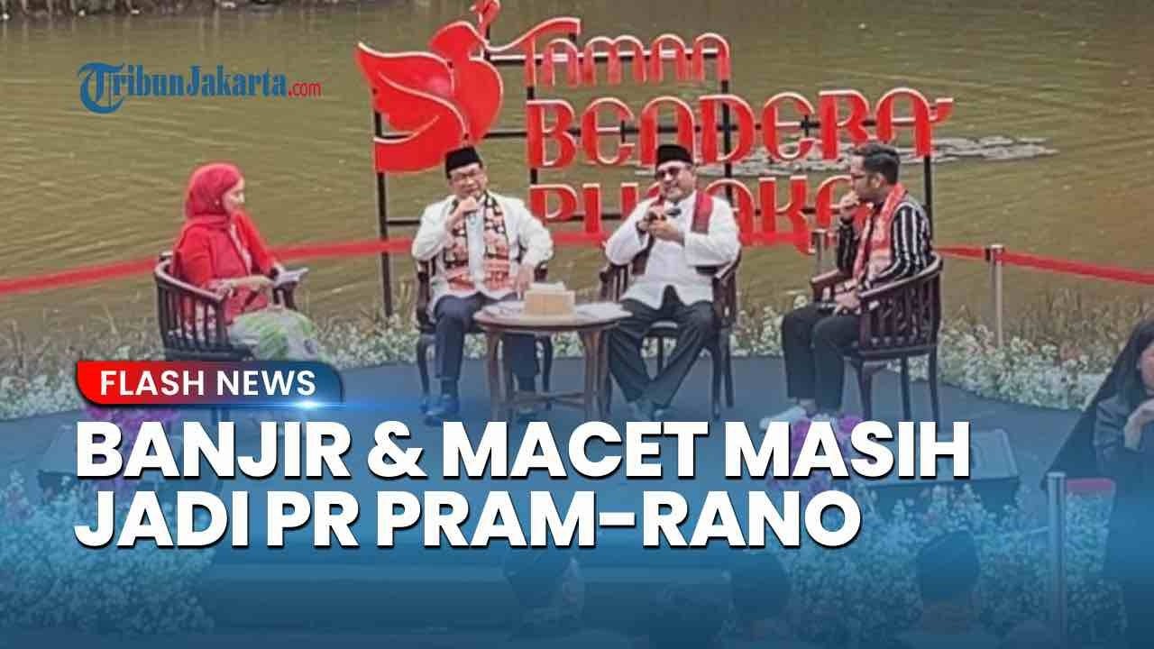 Setahun Pram-Doel Pimpin Jakarta, Banjir & Macet Masih Jadi PR 