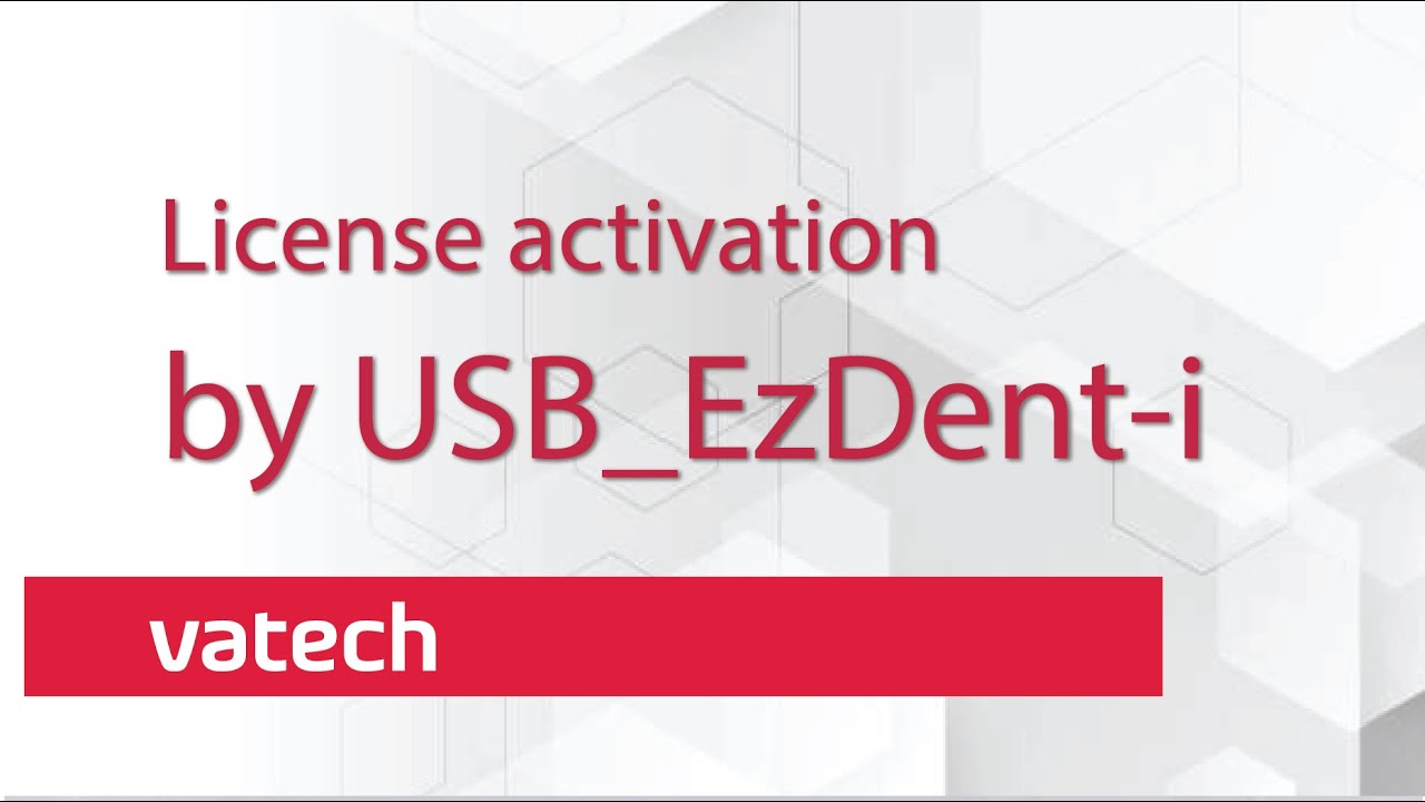 [EzServer] License activation by USB_EzDent-i