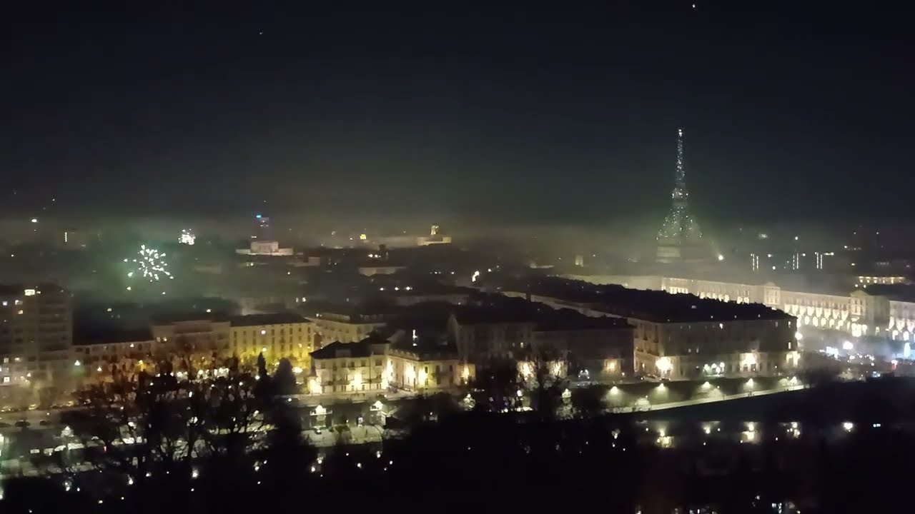 New Year's Fireworks 2025 #Torino #Italy #newyear 