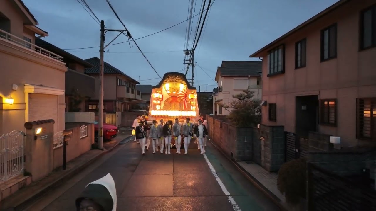 2025-03-15 川面西大修理御披露目曳行(夜) 川面西・生瀬