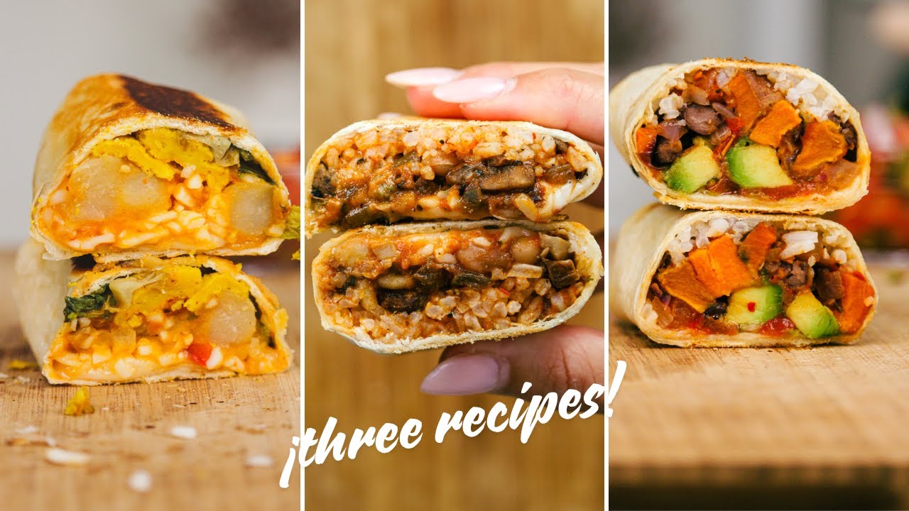 3 Vegan Burritos Recipes You'll Actually Want to Eat