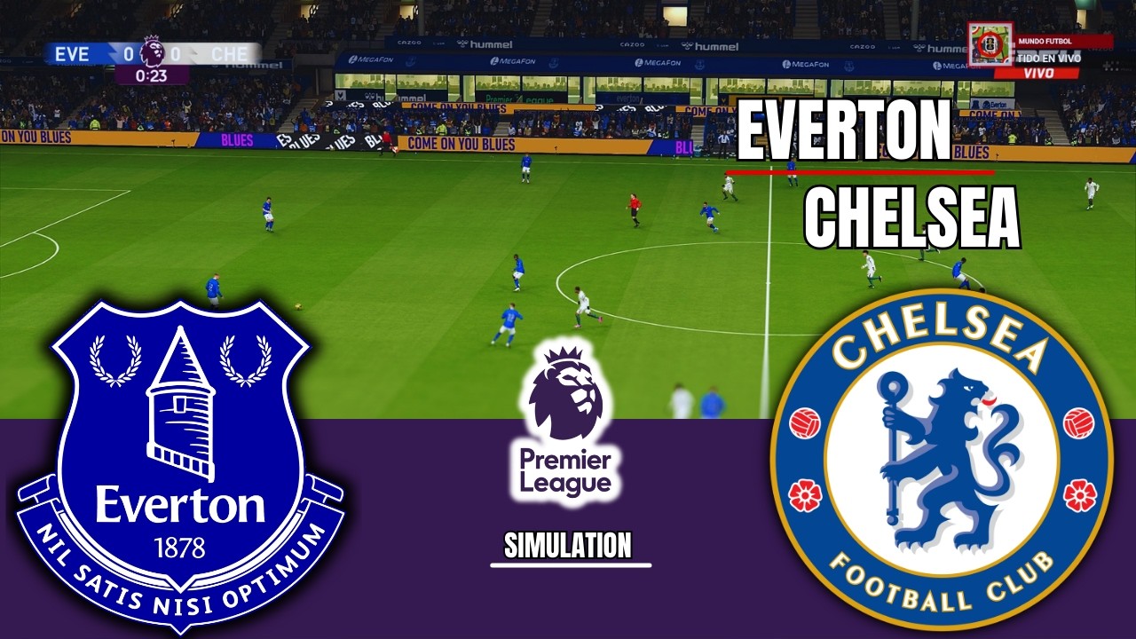 EVERTON vs CHELSEA Premier League 2026 Simulation/Prediction
