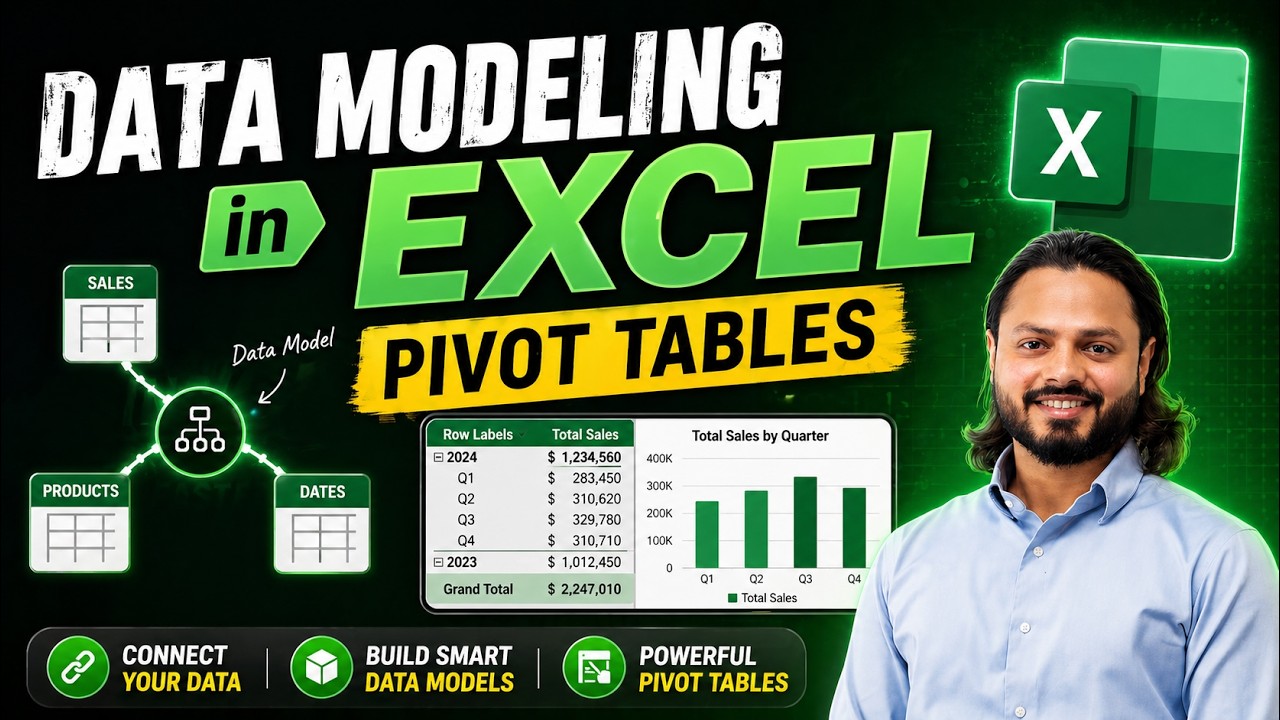 Excel Has a Hidden Feature That Works Like Power BI | Data Modelling | Pivot Tables | Download files