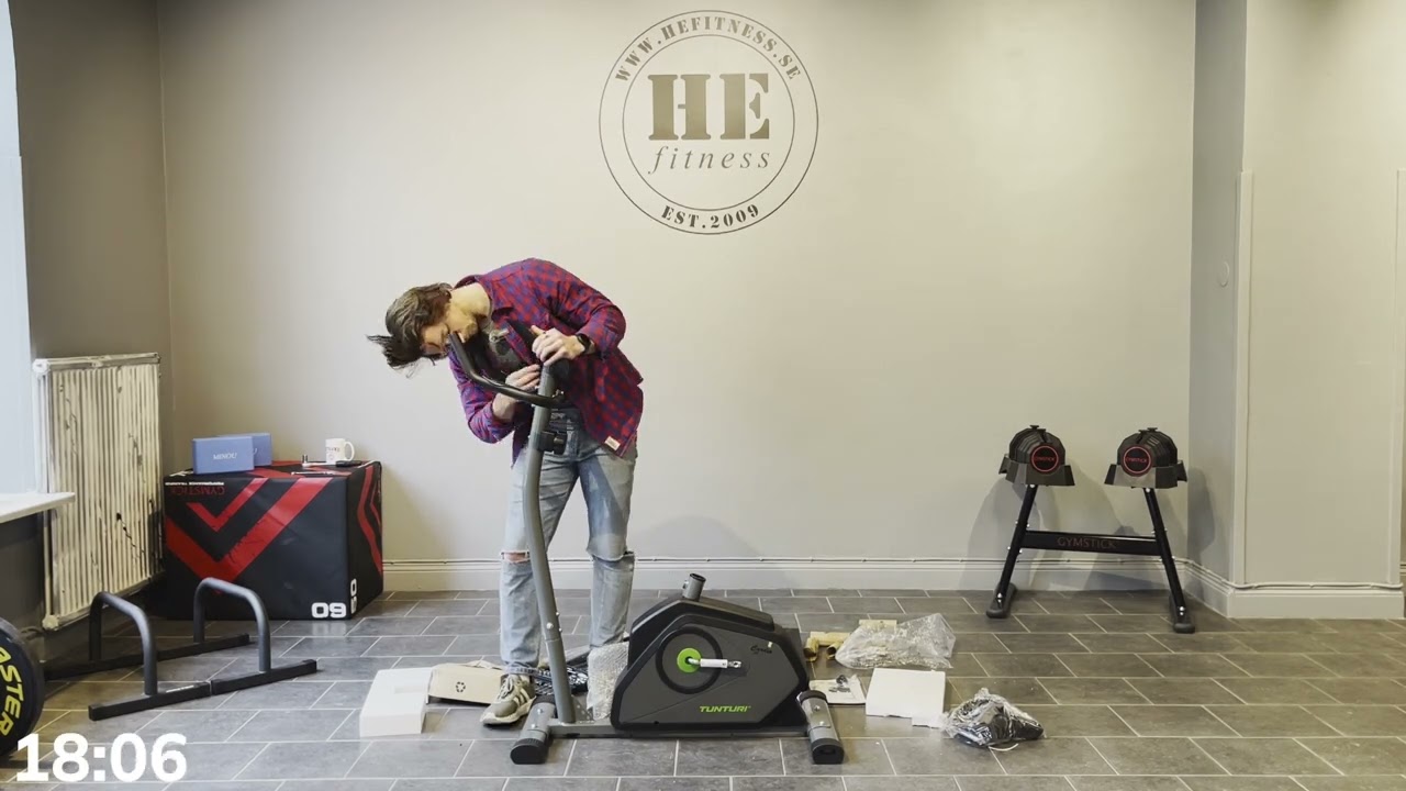 Time lapse unboxing och montering Tunturi B40