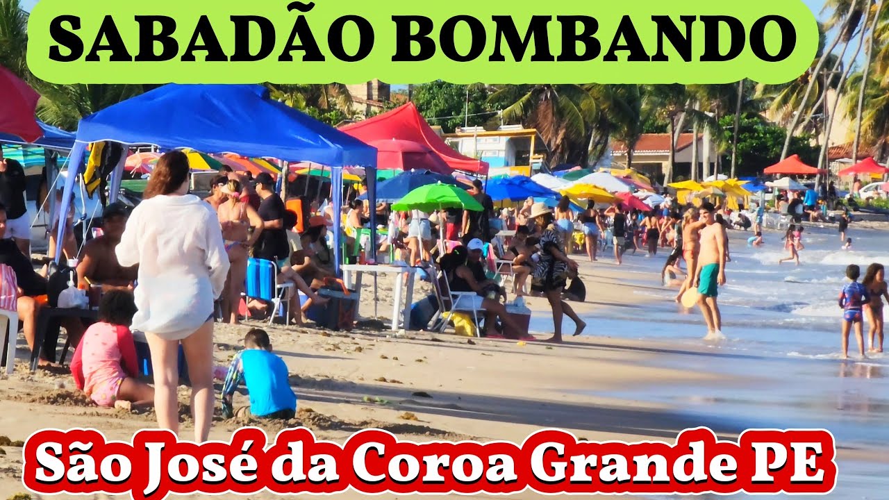 SABADÃO BOMBANDO NA PRAIA DE SÃO JOSÉ DA COROA GRANDE PE