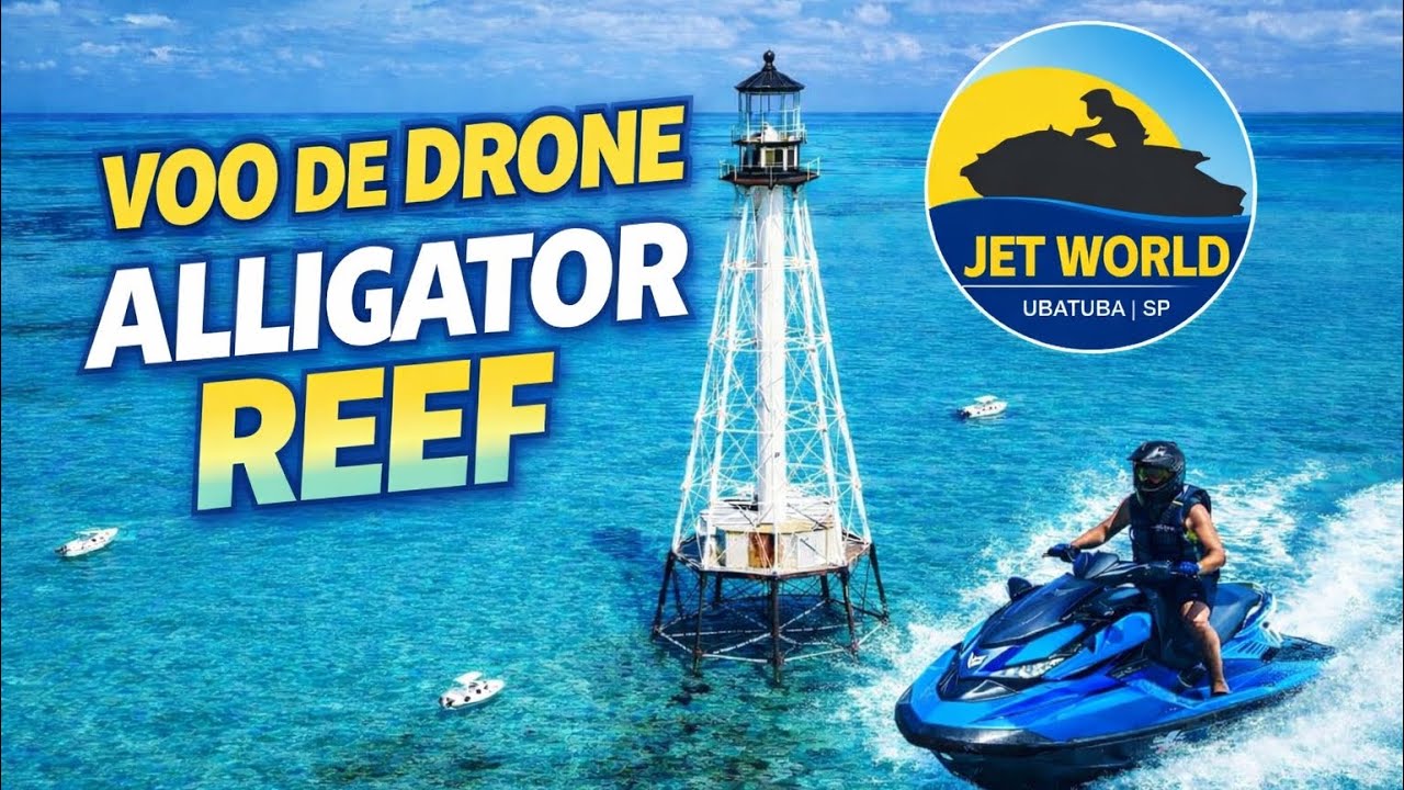 Alligator Reef de Cima 😱 Água Cristalina Inacreditável! 🗼