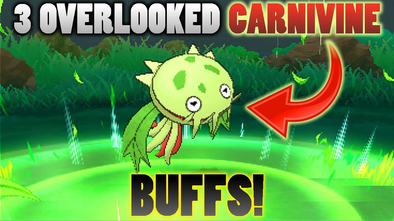3 Overlooked Carnivine Buffs In Pokemon Ultra Sun and Moon