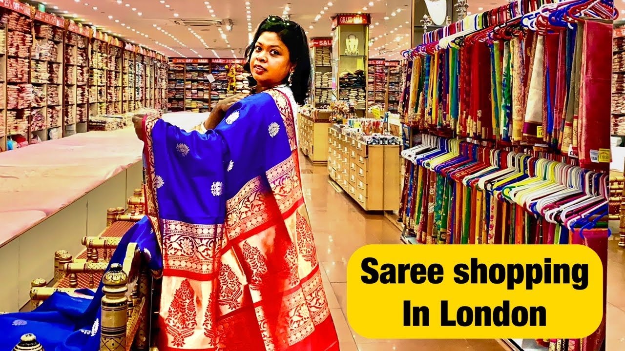 Saree shopping with spicy 🌶 street food at little India London/ரோட்டு கடை டேஸ்டே தனிதான்!!