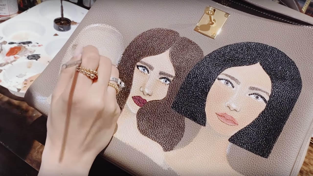 WORK FROM HOME: HOW I PAINT ON HANDBAGS FOR MY CLIENTS | Heart Evangelista