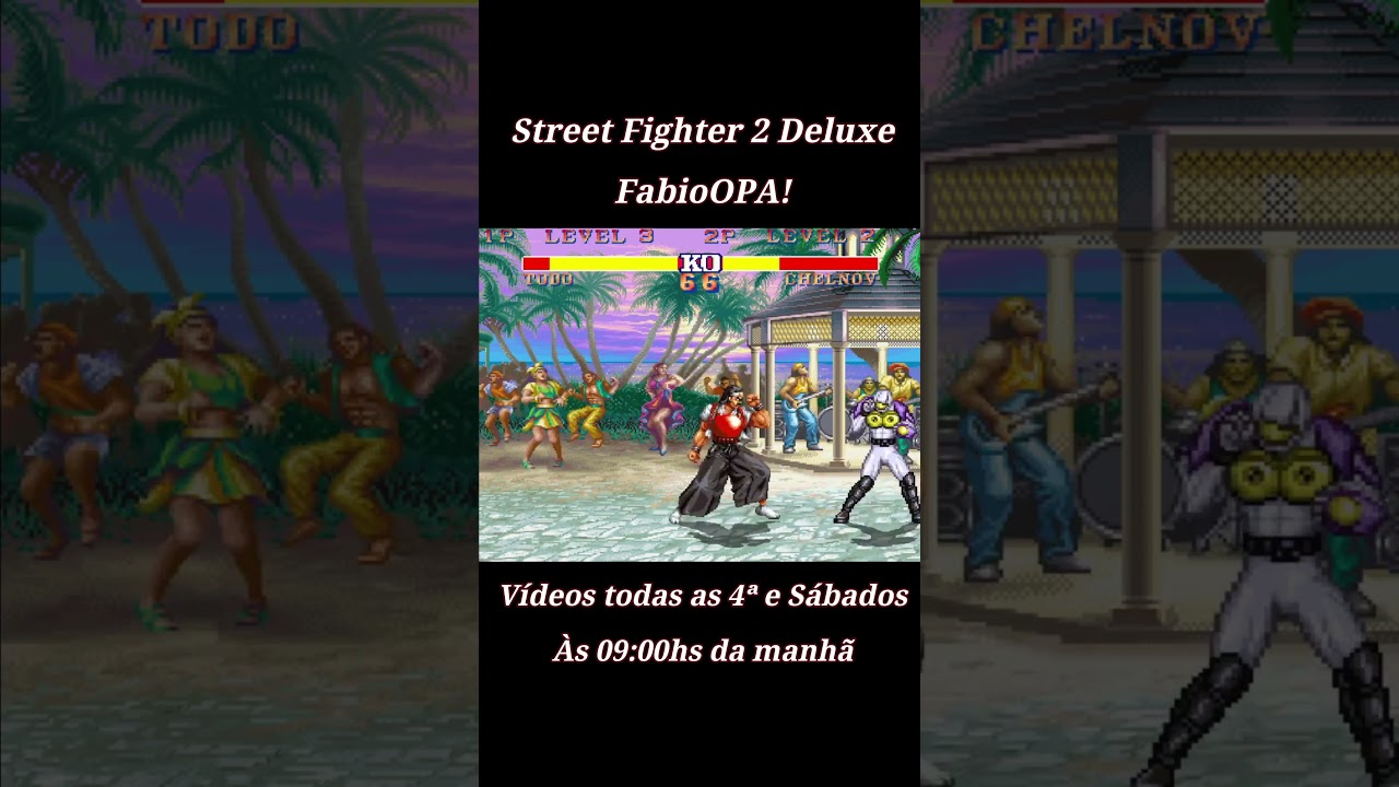 Palinha no Street Fighter 2 Deluxe - Jogando com Todo #Shorts