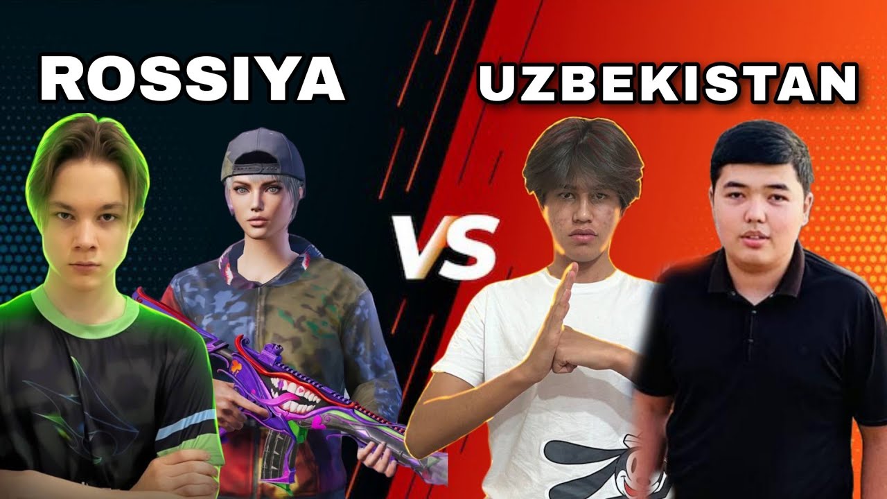 🇺🇿 UZBEKISTAN VS ROSSIYA 🇷🇺 TDM 2VS2 UZBEK SILA GO🔥