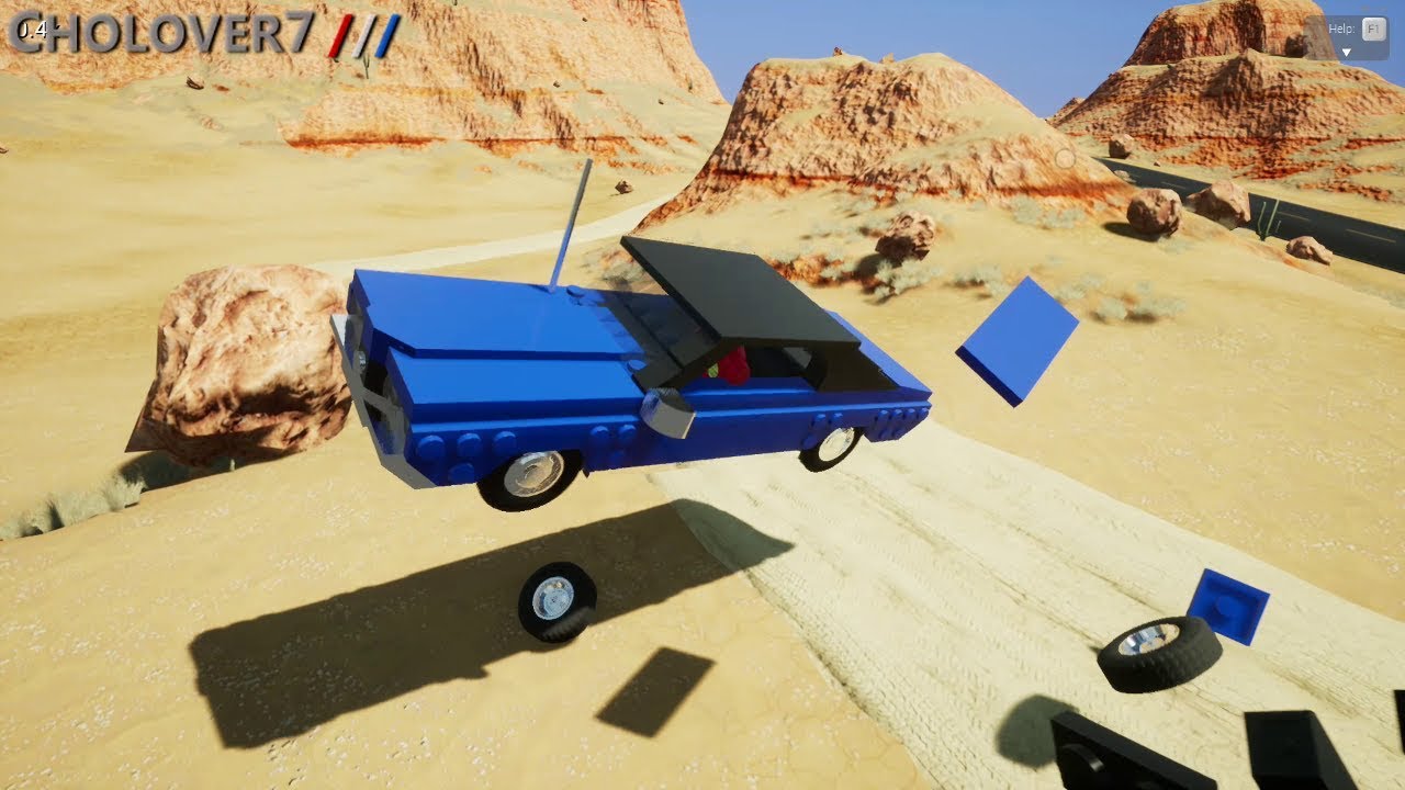 Brick Rigs Crashes - LEGO Car Crashes 02 NO MUSIC