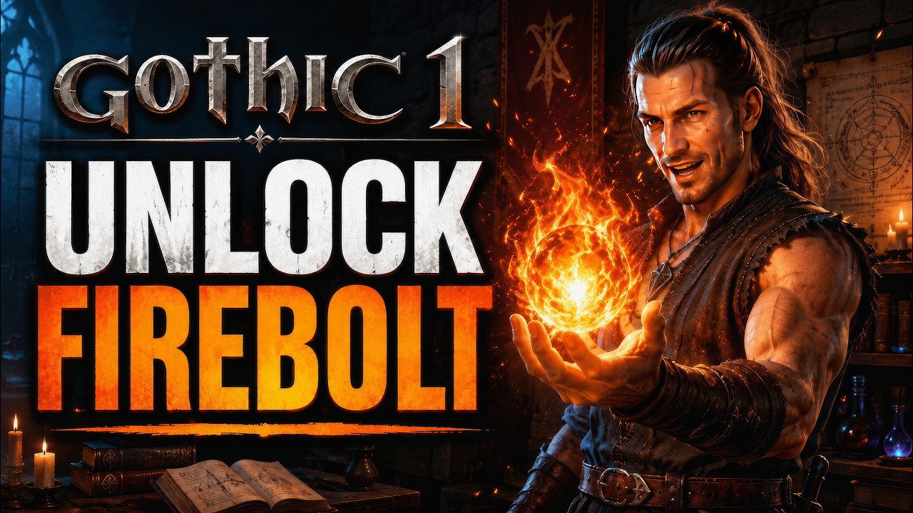 How to Unlock Firebolt in Gothic 1 Remake (Learn Firebolt)