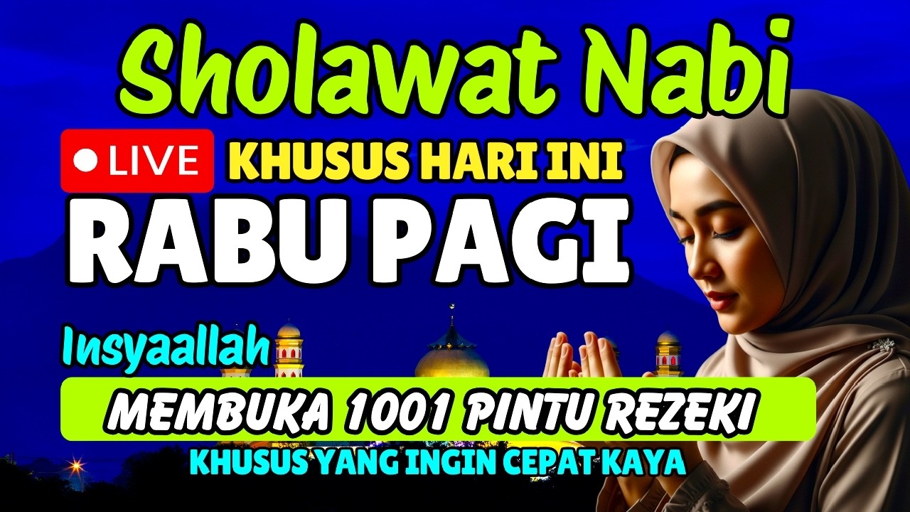 INGIN CEPAT KAYA? BACA INI, Sholawat Pembuka Pintu Rezeki | Lailahaillallah al maliqulhaqqul Mubin