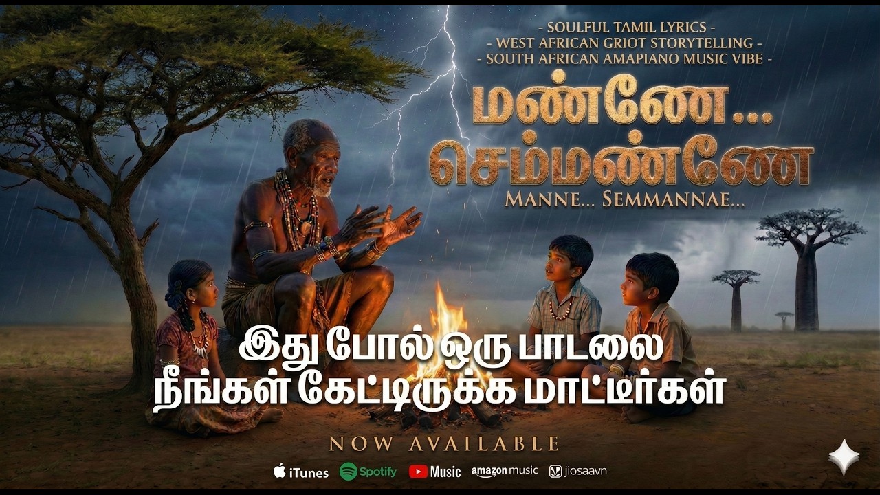 மண்ணே செம்மண்ணே | இந்த பாடலை கேட்டு கலங்காதவர்கள் இல்லை l  Tamil Roots to African Rhythms