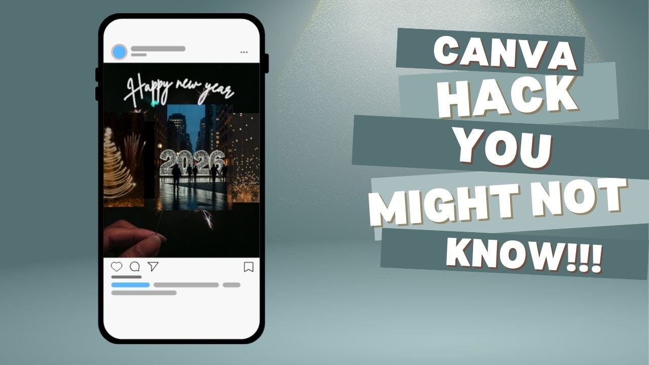 rotating carousel on canva| Canva hacks| aesthetic instagram post hack|