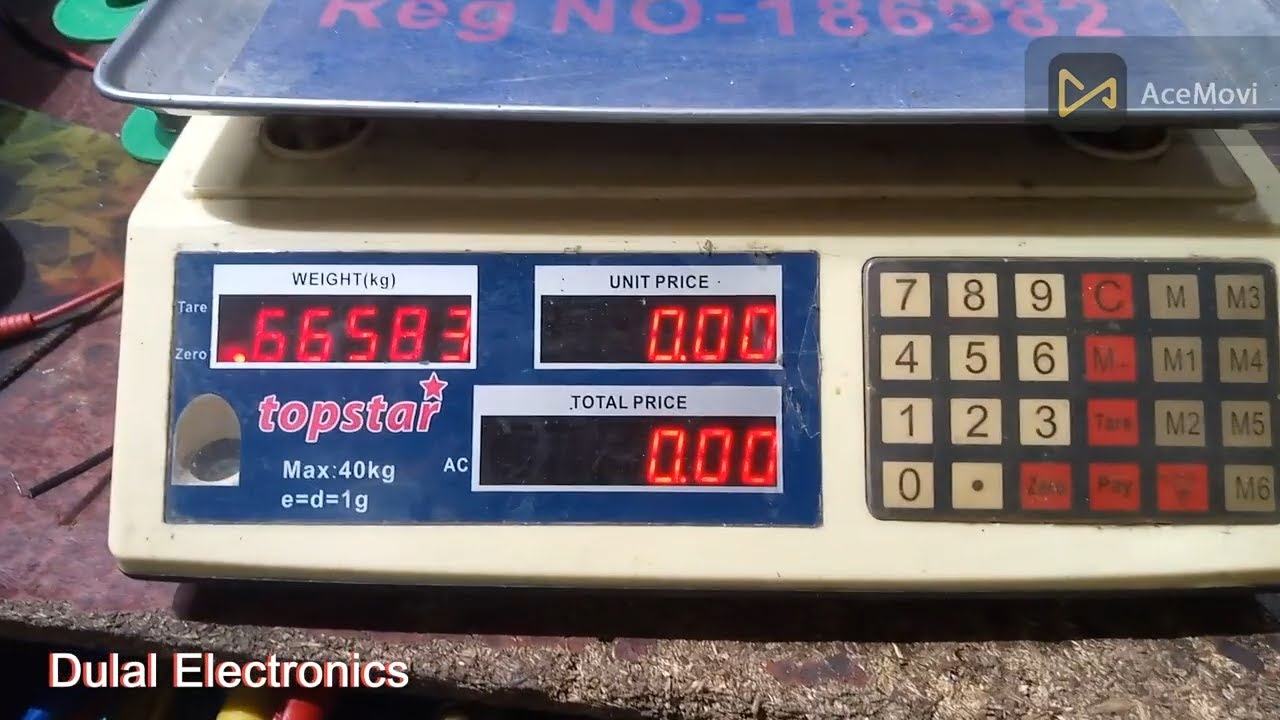 Top Star 40kg Weight Scale Calibration