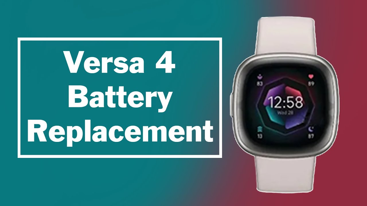 Как заменить батарею в часах Fitbit Versa 4 FB523. Руководство по ремонту
