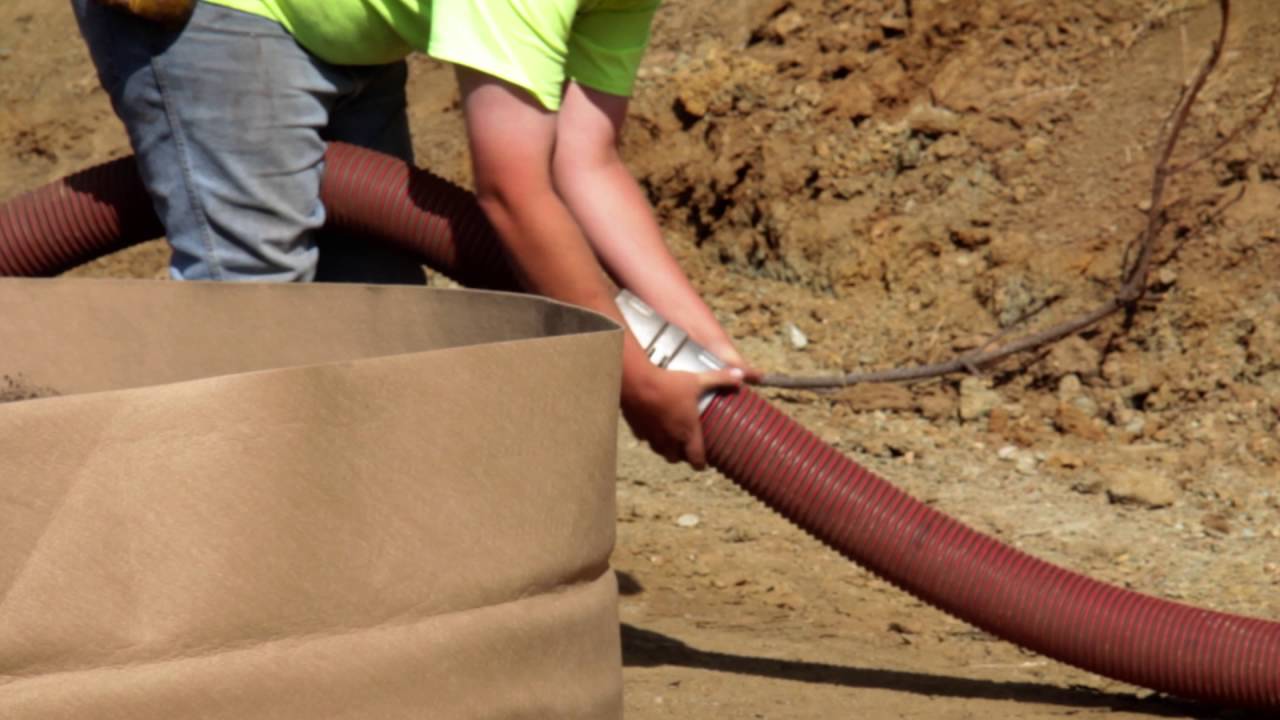 Filling 400 gallon Smart Pots for the 2016 Marijuana growing season - 