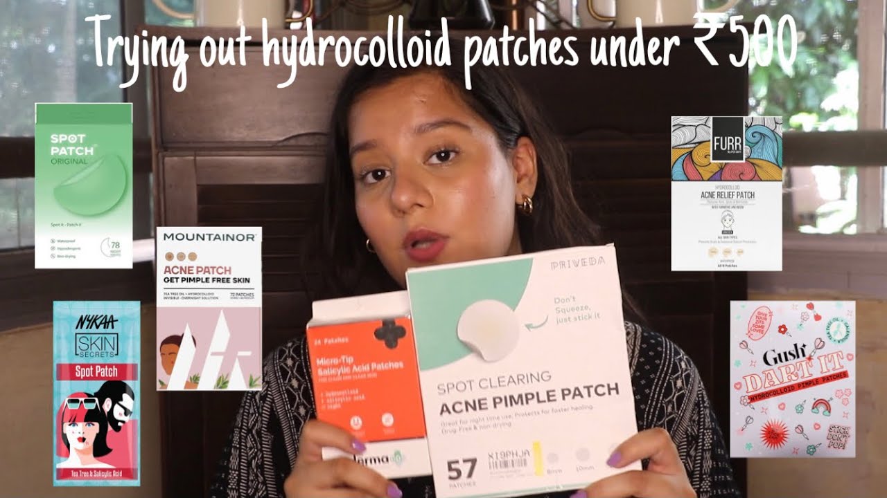 I tried hydrocolloid pimple patches under ₹500 so you don’t have to || Dr. Rakshita