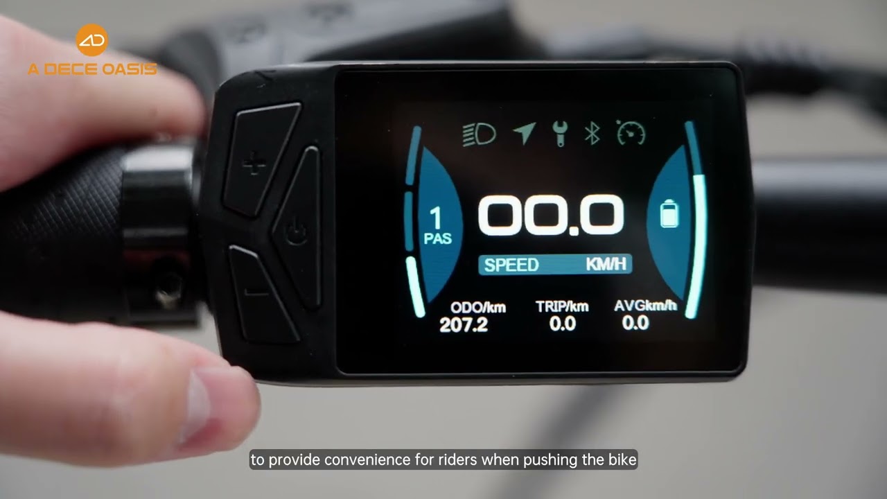 Functions and settings of ADO display.