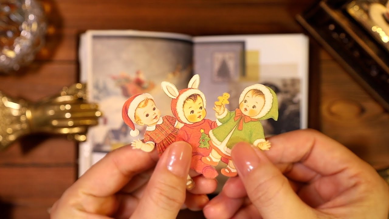 크리스마스 감성 다꾸 3가지🎄Scrapbooking ASMR