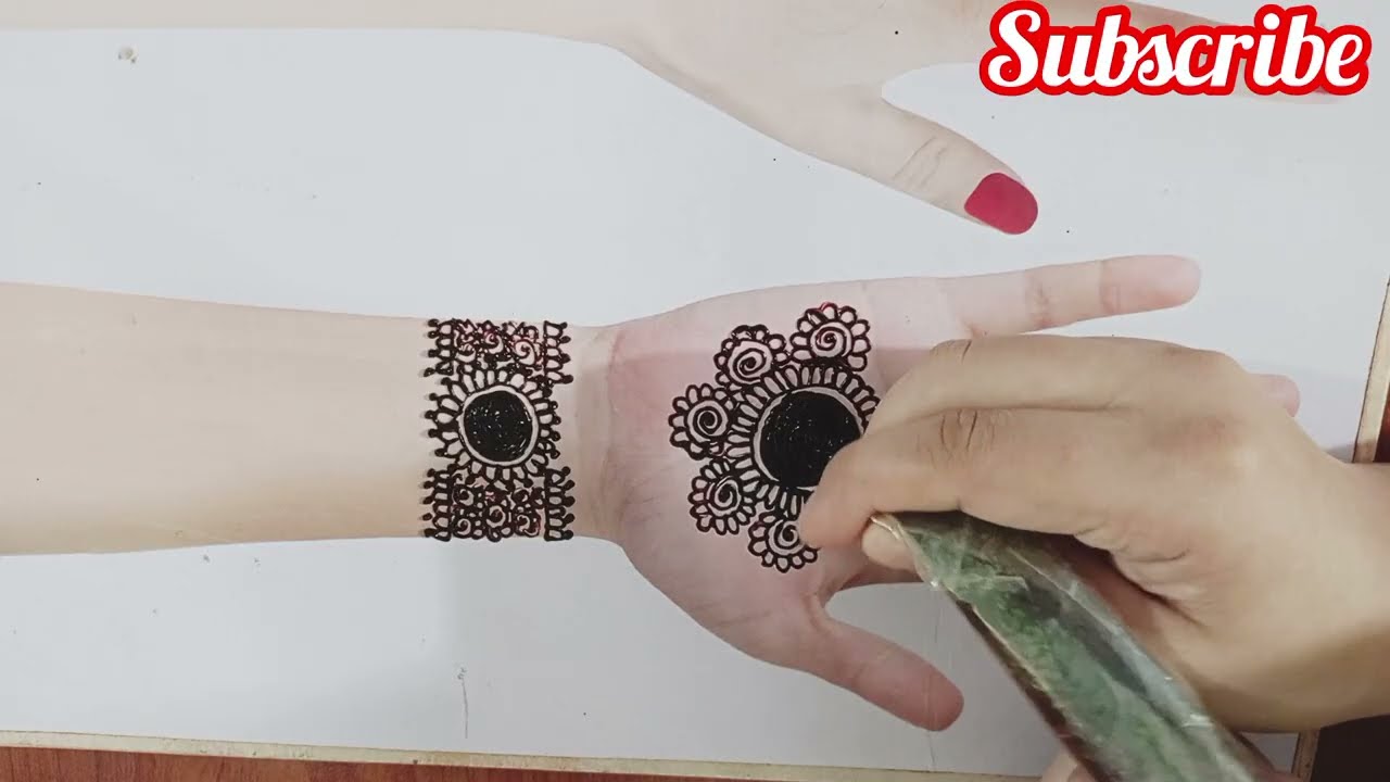  Easy mehndi design | Simple mehndi design | Front hand mehndi | New mehndi design
