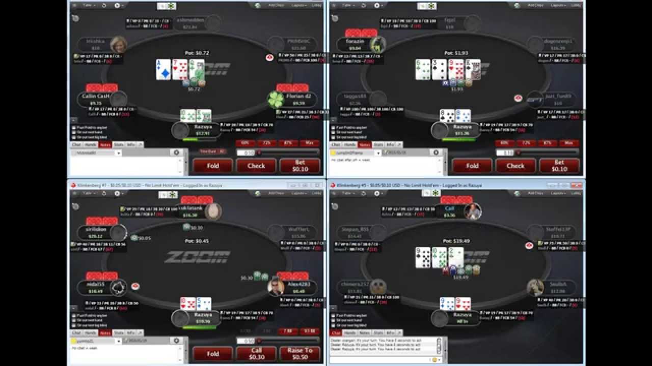 Micro Machine - Pokerstars 10NL Zoom cash session.