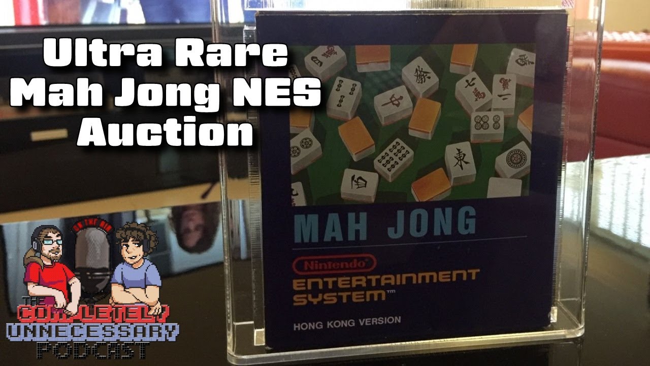 Ultra Rare Mah Jong NES Cart Auction - #CUPodcast