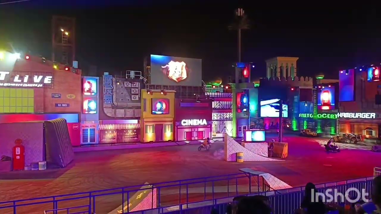 Stunt Show in Live at Global village Dubai 