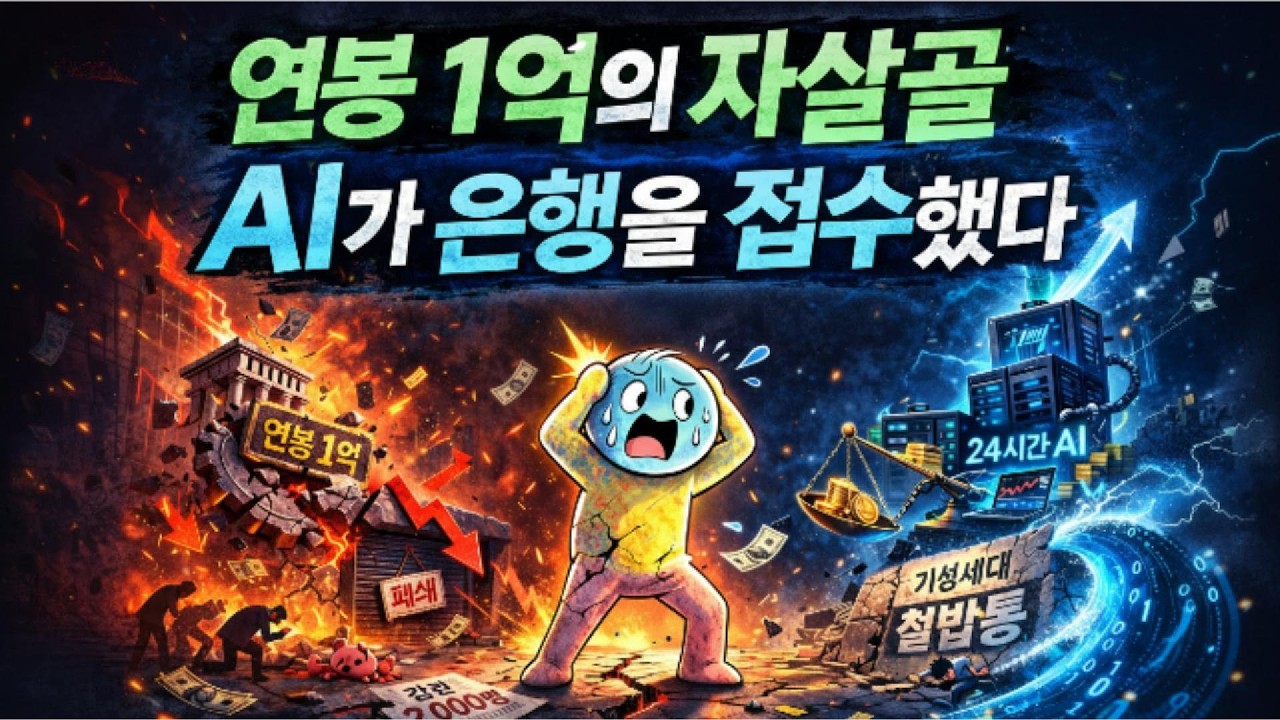 은행원 연봉 1억인데 왜 파업? AI 시대에 사라지는 금융 일자리의 경제학