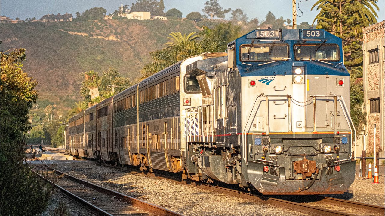 Amtrak 503 Leads On The Surfliner! With Nice K5LA!