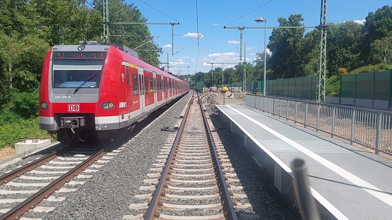 Führerstandsmitfahrt S6 Frankfurt West bis Bad Vilbel Bauvortschritt 4 Gleisiger Ausbau  Juni 2023